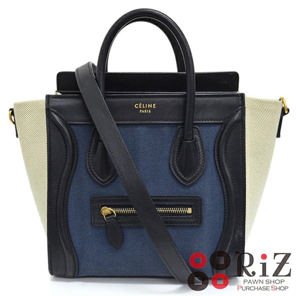CELINE Luggage Shopper Bag Shoulder Messenger